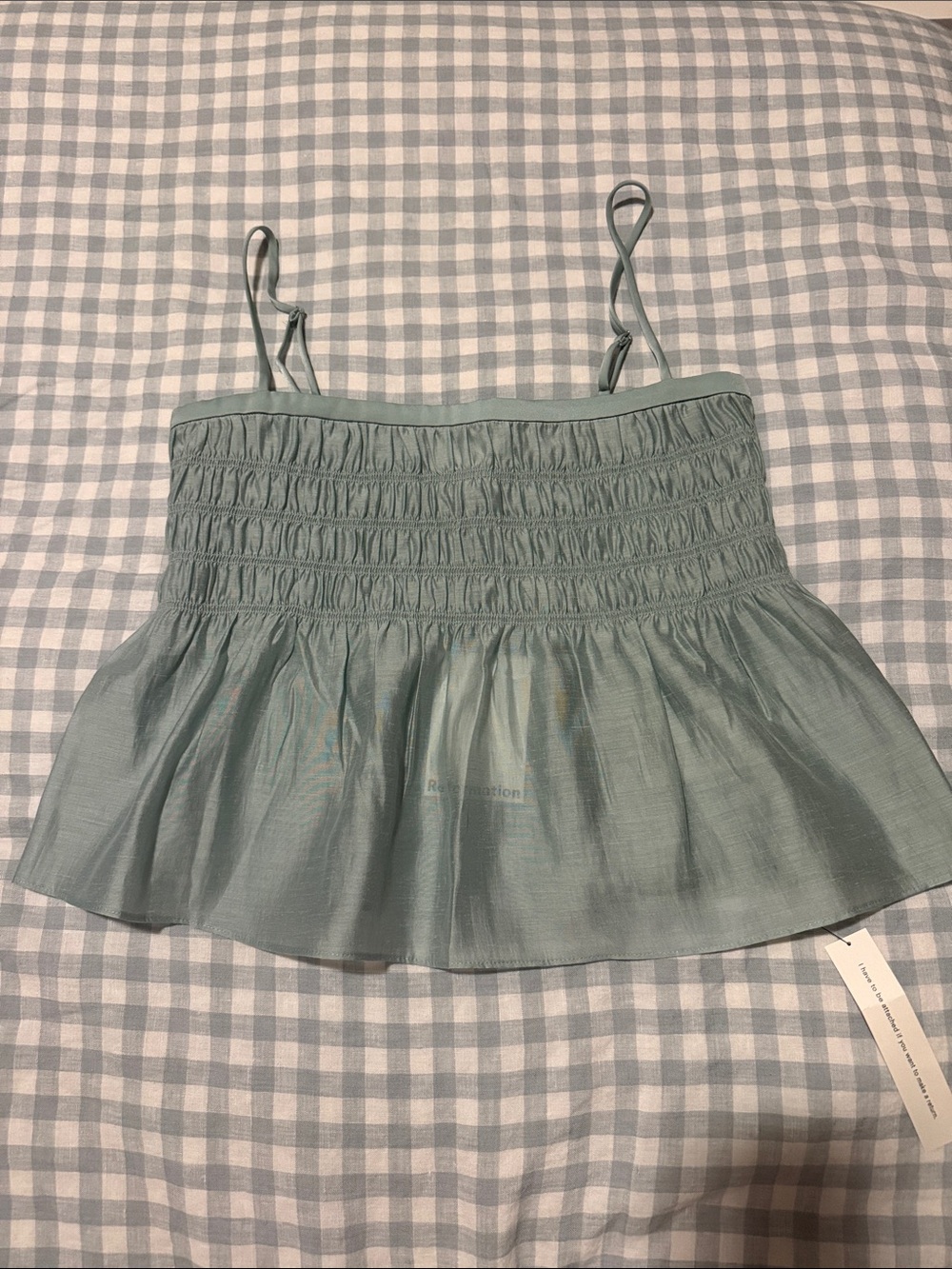 Reformation Cicely Top | Seafoam, Size 0